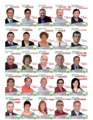 Candidaturas de IU en la provincia