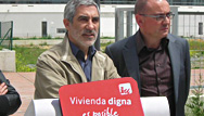 Llamazares reclama al PSOE que esté más atento a lo que demandan los navarros y deje de mirar de reojo a Génova