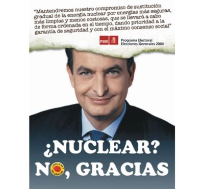 IU-ICV presentan a Rodríguez Zapatero un plan puente para garantizar el cierre de las nucleares en el horizonte de 2025