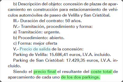 El ayuntamiento hace publicidad engañosa al anunciar los aparcamientos de las playas a un precio inferior al real