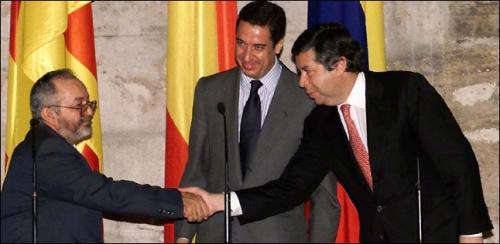 El juez Velasco era Director General de Justicia cuando Zaplana recibió a las FARC en el 2000