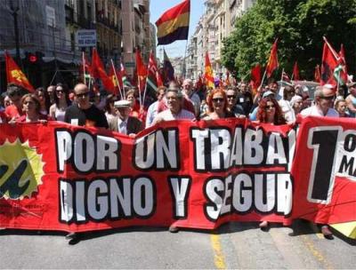 IU denuncia que el 1º de mayo en Granada se va a celebrar con despidos