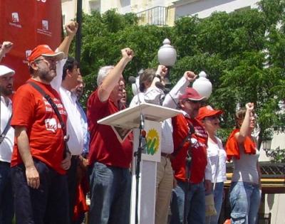 Cayo Lara: La decisión de caminar por la gran autopista del neoliberalismo, la tomaron agarrados de la mano el PP y el PSOE
