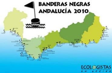 Ecologistas dan 3 banderas negras a las playas de Granada y 11 puntos negros