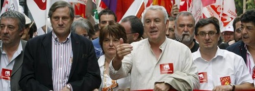 IU se pregunta si Zapatero tendrá la «caradura» de pedir el voto a quienes traiciona