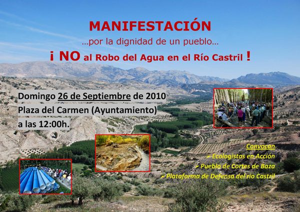 Manifestación por la defensa del río Castril