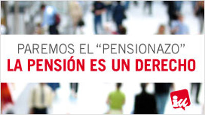 El Congreso aprueba la moción de IU contra la congelación de las pensiones