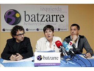 Batzarre e IU concurren juntos en Navarra