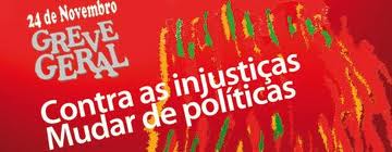 Masivo seguimiento a la Huelga General en Portugal