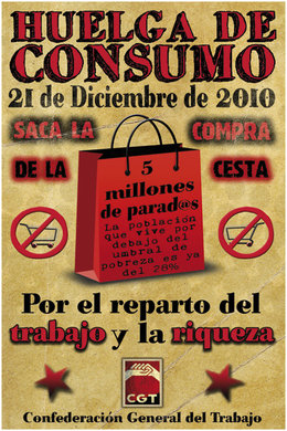 Huelga de consumo el 21 de diciembre en toda España