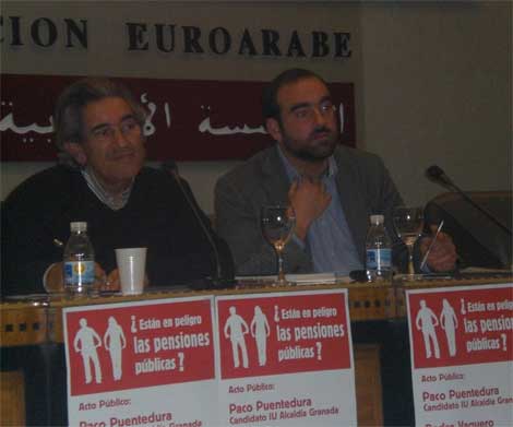 Izquierda Unida pide en Granada la movilización para acabar con la reforma de pensiones