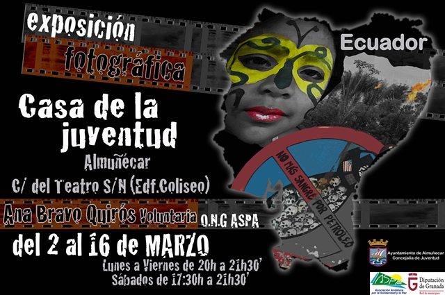 Exposición fotográfica sobre Ecuador del 2 al 16 de marzo