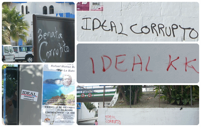 Campaña contra IDEAL en Almuñécar y La Herradura