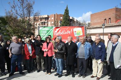 IU y sindicalistas unidos en la defensa de los derechos de trabajadores y trabajadoras de Andalucía