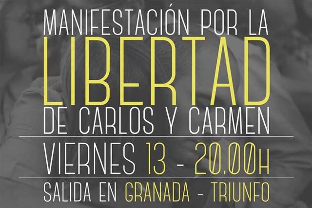IU Almuñécar estará en Granada en solidaridad con Carlos y Carmen