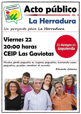 Cerramos campaña el viernes en La Herradura