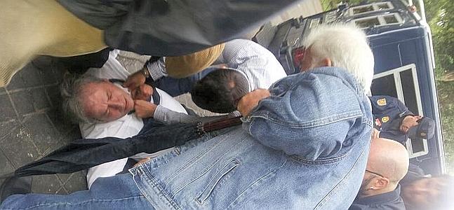 El 'héroe' de la protesta se desmaya durante el #29S